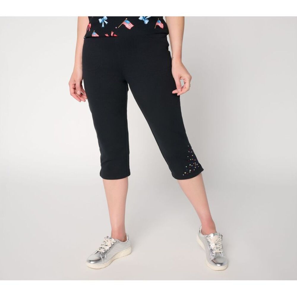 Quacker Factory Women's Pants Sz XL Make Your Selection: Black A726802